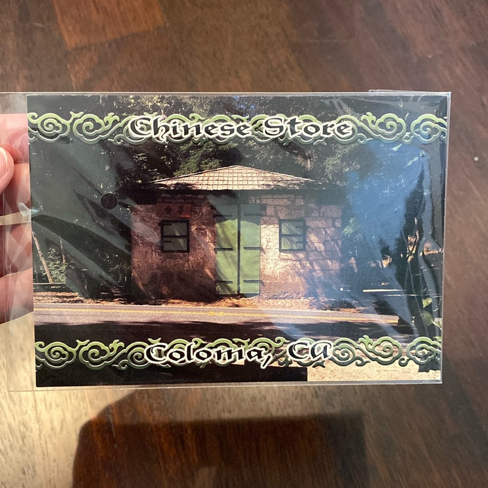 Chinese Store, Coloma, California Vintage Postcard
